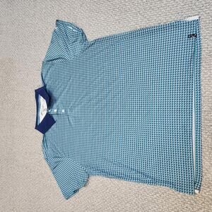 Kenneth Cole Polo Golf Men’s Blue Green Short Sleeve Size XXL